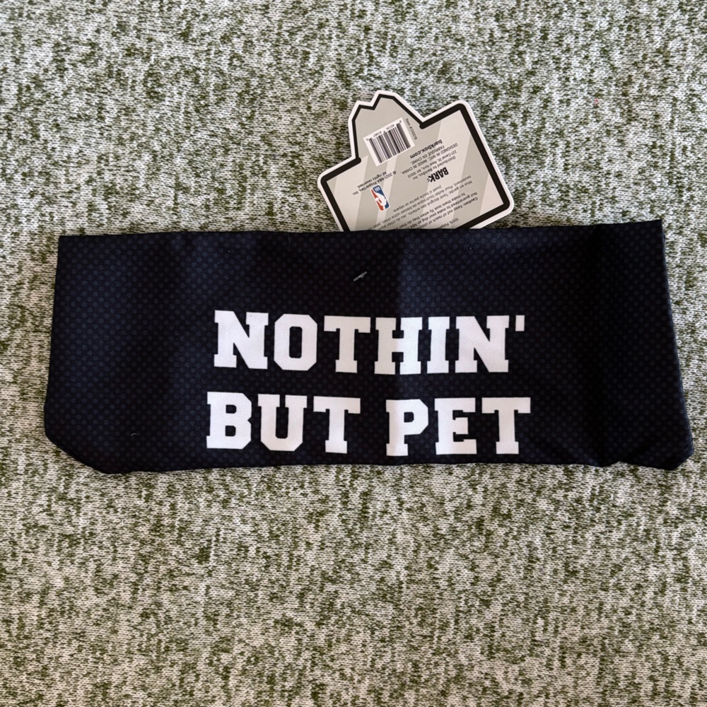 Brooklyn Nets dog bandana. Made by Bark Box. Size L. New with tags. Dogs. NBA